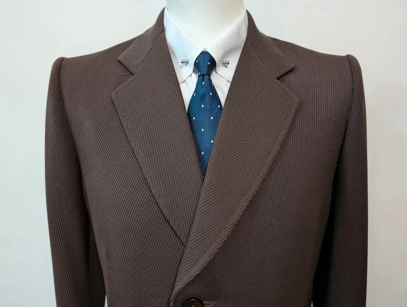 Beautiful bespoke brown coat