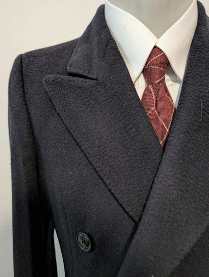 Mignon manteau croisé bleu marine