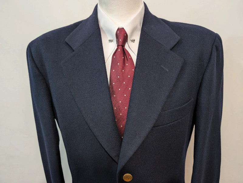 Beautiful navy blue wool jacket