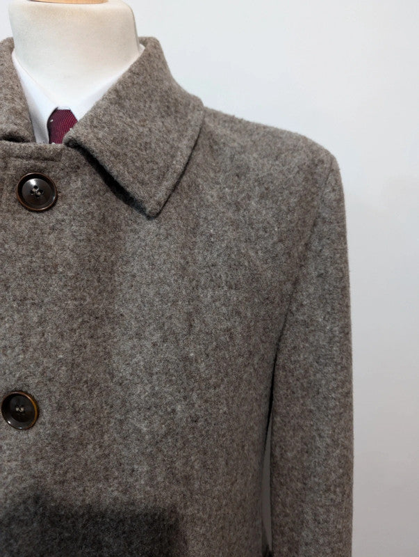 Cute gray brown wool coat