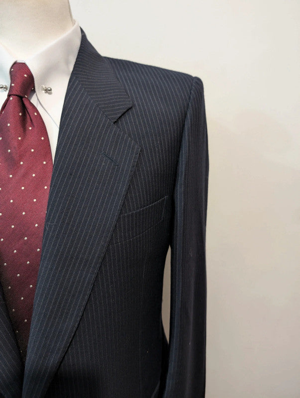 Flamboyant pinstripe wool suit