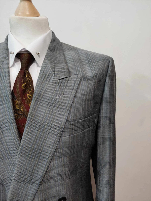 Original gray double-breasted suit