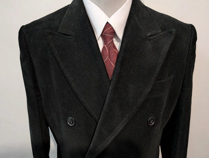 Magnifique manteau polo coat en velours