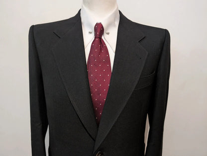 Super costume noir en laine