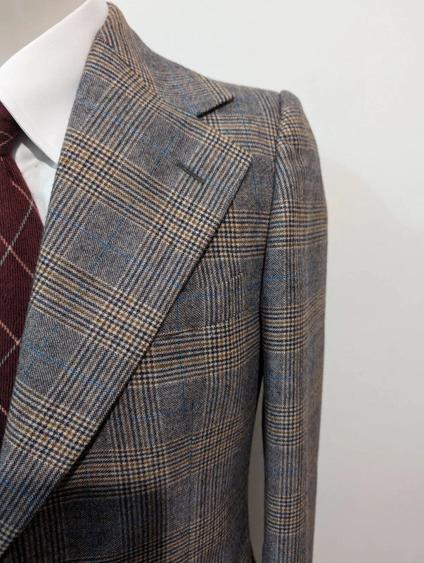 Sad Prince of Wales flannel suit