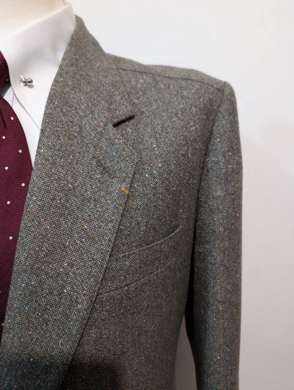 Legendary gray tweed suit