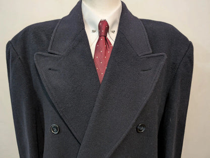 Géant manteau croisé en laine