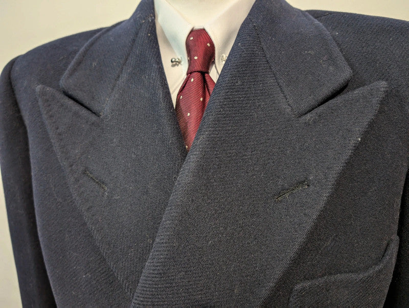 Fabuleux manteau croisé bespoke en laine