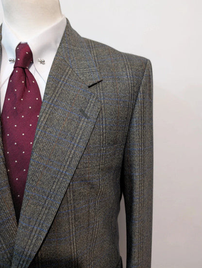 Original costume gris en flanelle