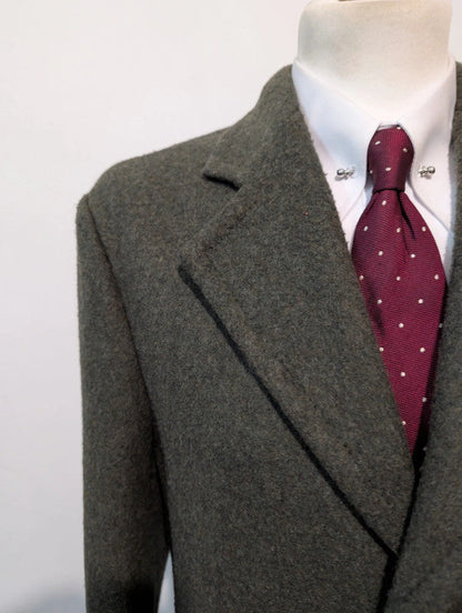 Incroyable manteau vert en laine