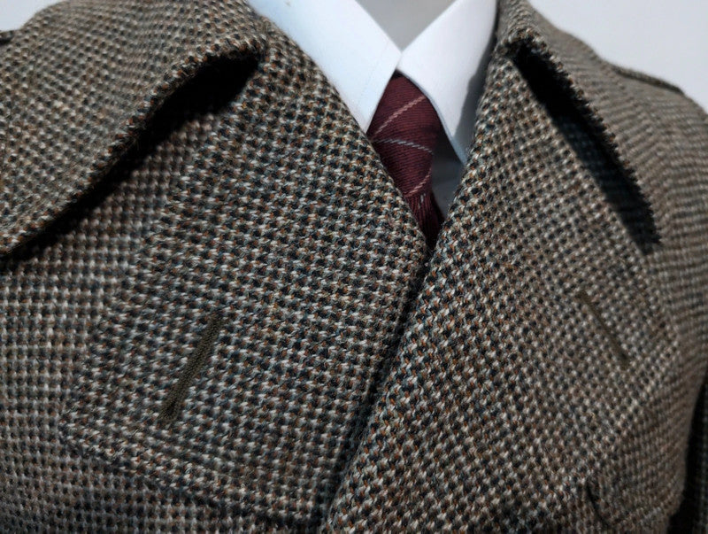 Mignon manteau trench en tweed