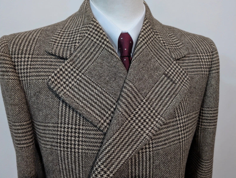 Incroyable manteau croisé en tweed