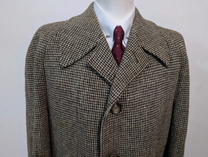 Génial manteau raglan Harris tweed