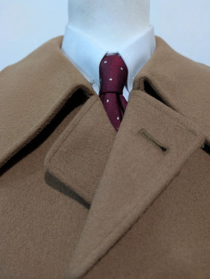 Formidable manteau loden camel en laine