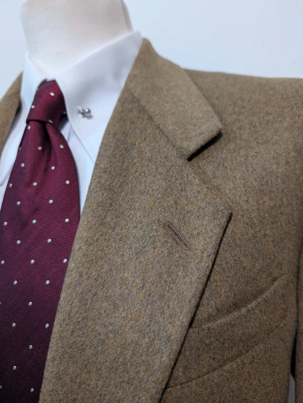 Amazing khaki brown wool jacket