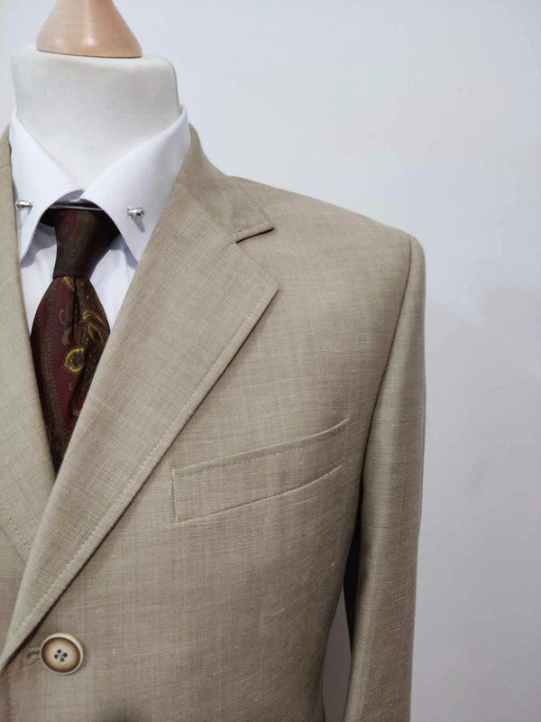 Lovely beige linen cotton suit