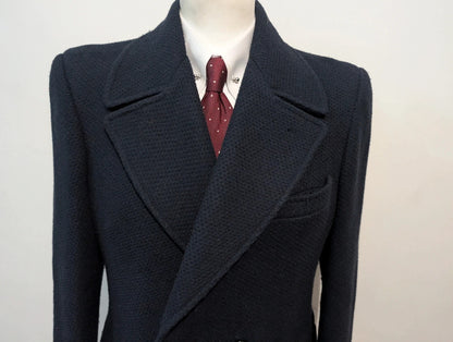 Délicieux manteau polo coat en laine