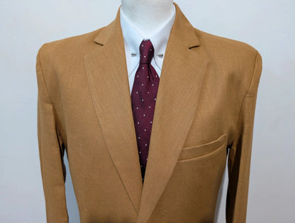 Chouet costume marron en lin