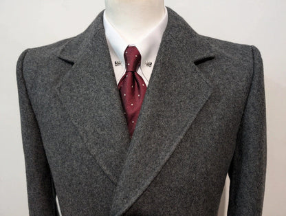 Mignon manteau gris en laine lourde