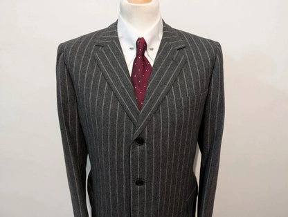 Méchant costume chalkstripe en flanelle lourde