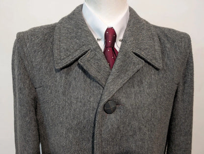 Élégant loden gris en laine