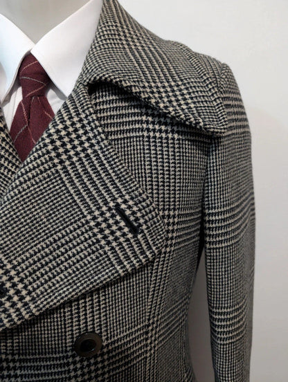 Effroyable polo coat en laine