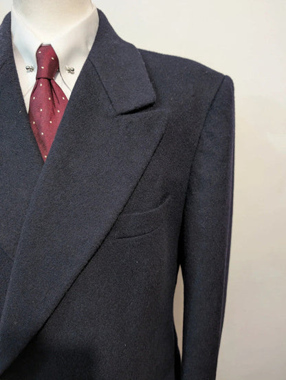 Ravissant manteau croisé bleu marine