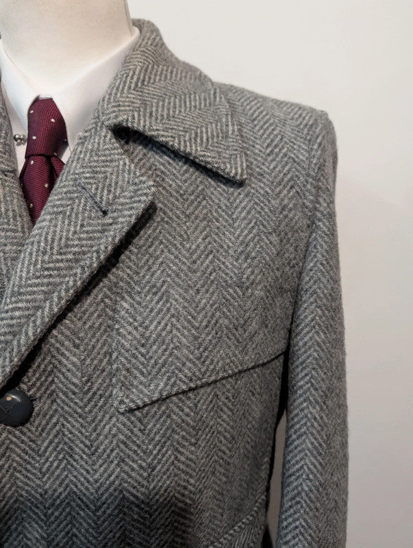 Exceptionnel trench en tweed