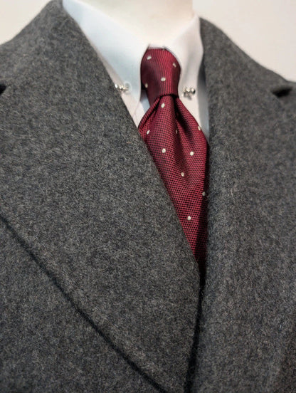 Mignon manteau gris en laine lourde