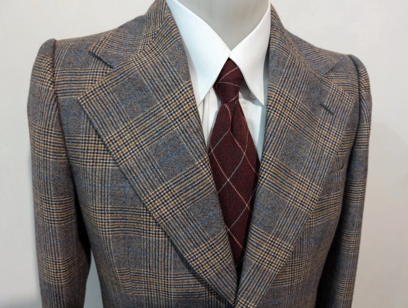 Sad Prince of Wales flannel suit