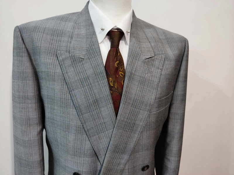 Original gray double-breasted suit