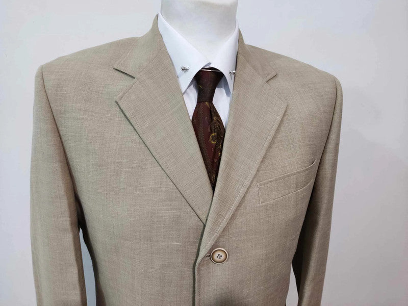 Lovely beige linen cotton suit