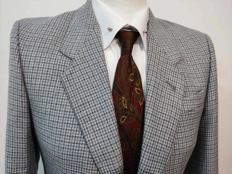 Sublimissism gray tweed suit