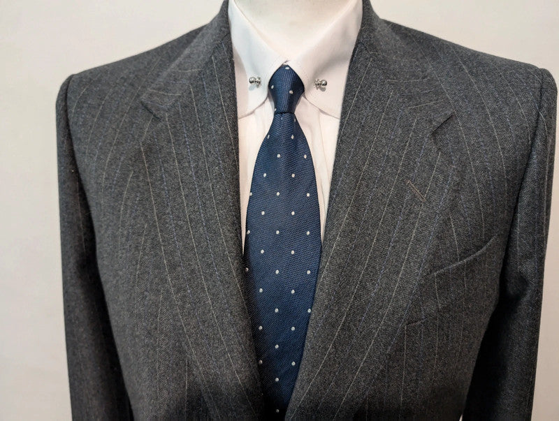 Super pinstripe flannel suit