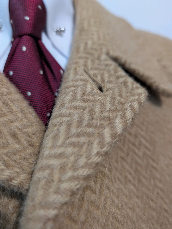 Incroyable manteau beige en tweed