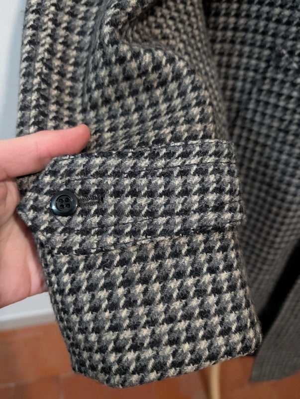 Sublime manteau gris en tweed