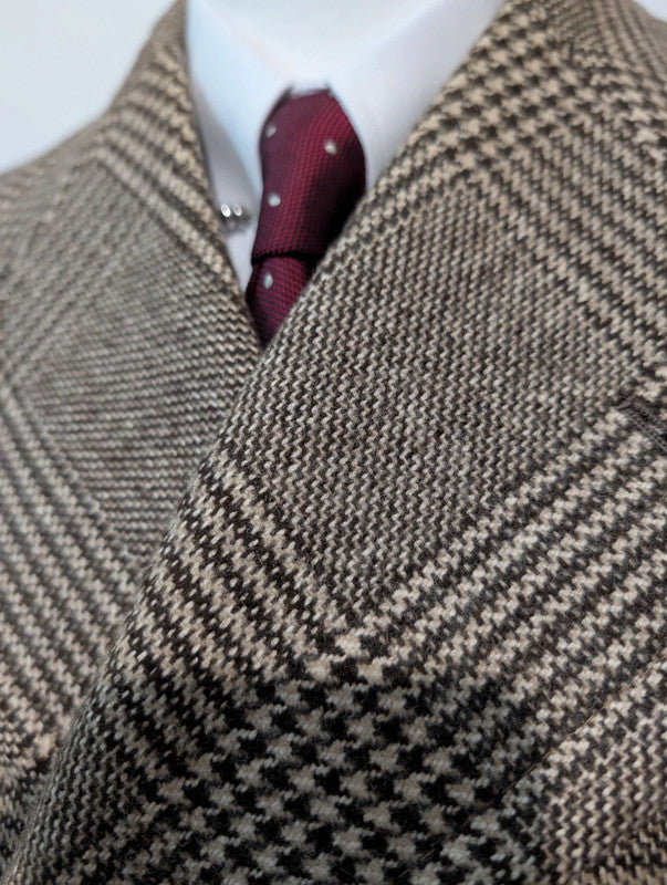 Incroyable manteau croisé en tweed