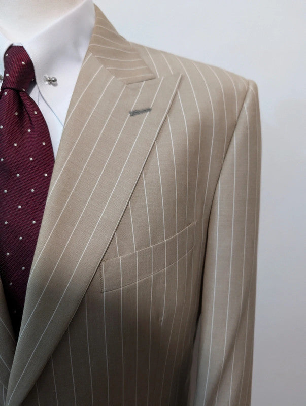 Impressive wool pinstripe suit