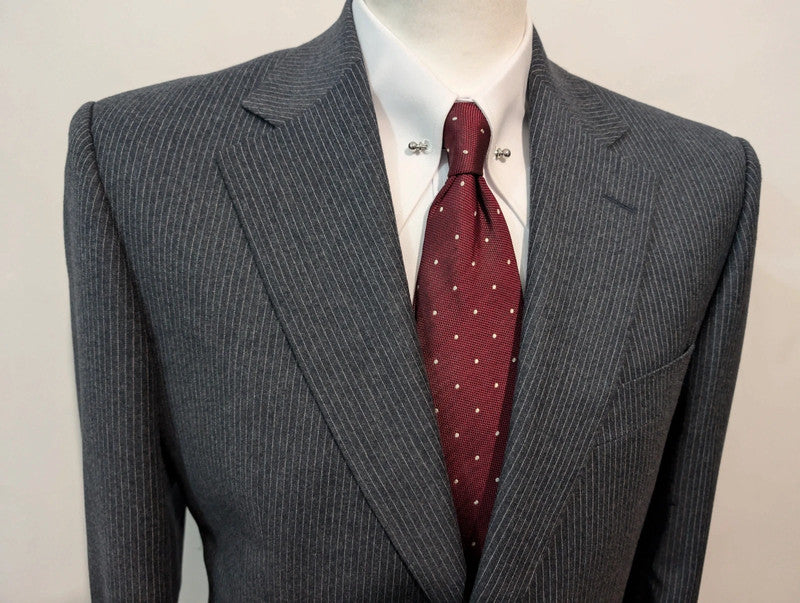 Gorgeous pinstripe flannel suit