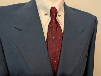 Parfait costume bleu en laine