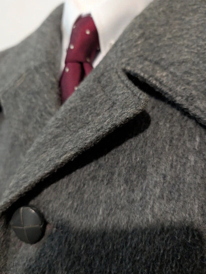 Élégant loden gris en laine