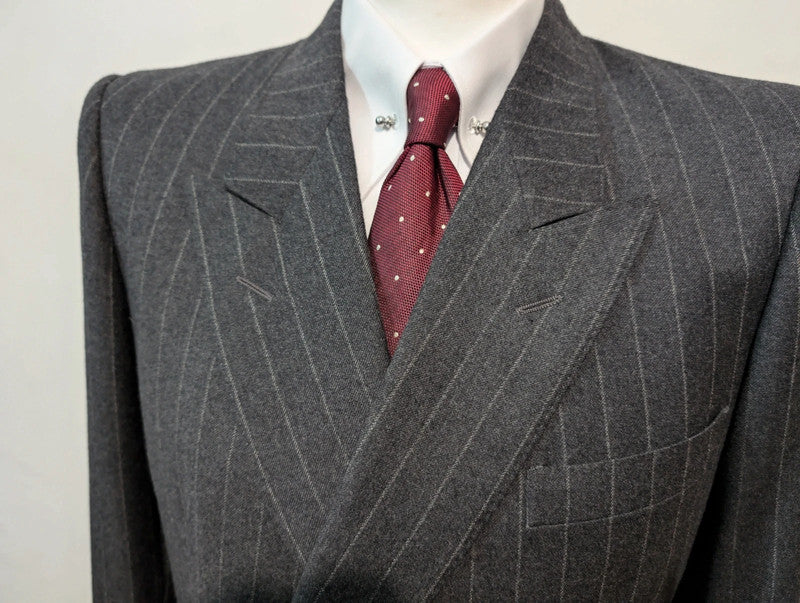 Dangerous Chalkstripe Flannel Double Breasted Suit