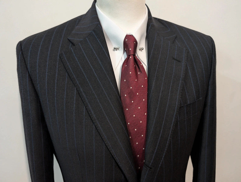 Super wool pinstripe suit