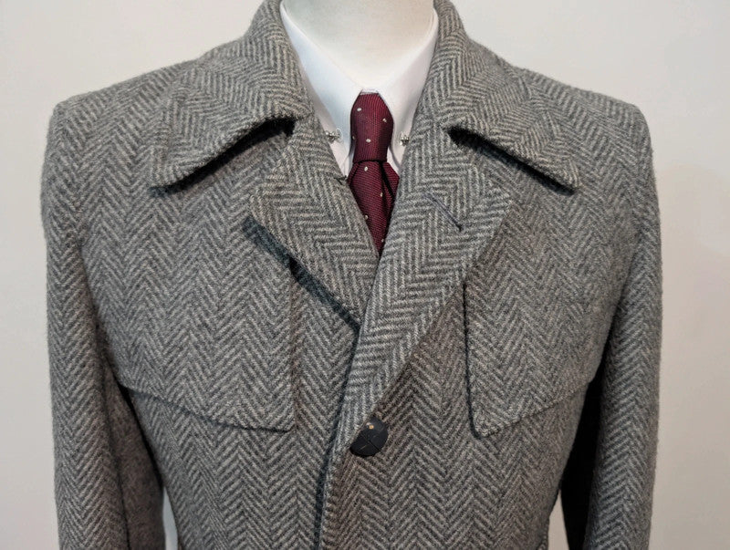 Exceptionnel trench en tweed