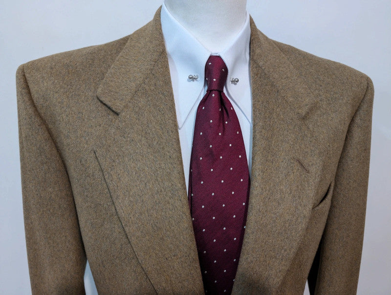 Amazing khaki brown wool jacket