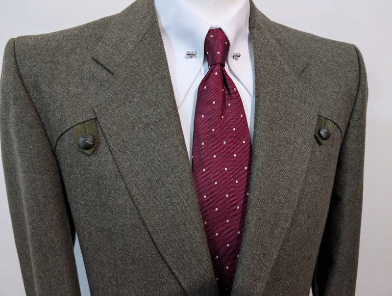 Splendid green wool flannel jacket