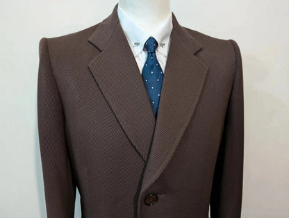 Magnifique manteau marron bespoke