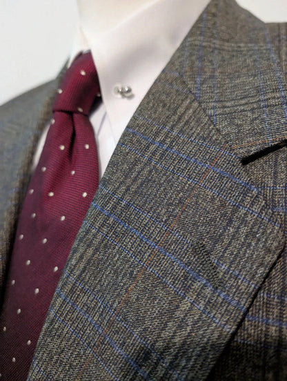 Original costume gris en flanelle