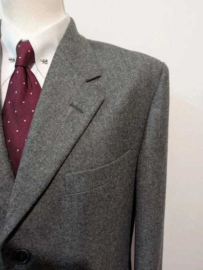 Magnifique costume gris en flanelle lourde