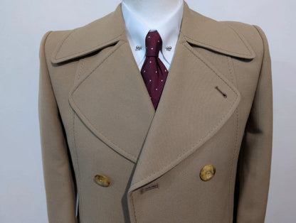 Magnifique polo coat beige en laine